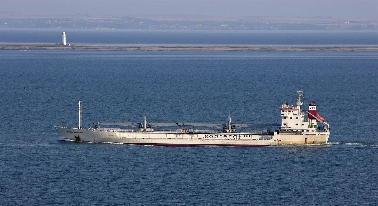'Breiz Klipper' cargo ship / Kerch Strait
